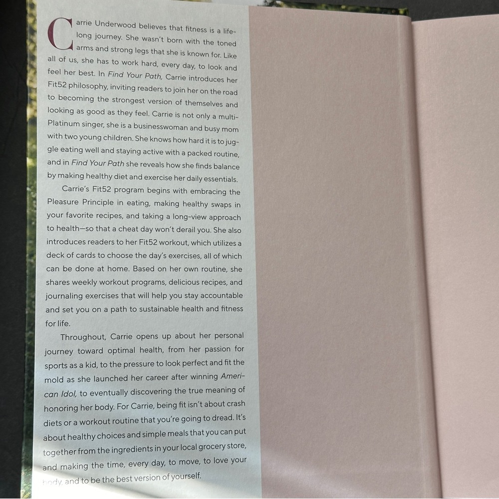 Find Your Path by Carrie Underwood | Health & Wellness | Hardcover Book - Picture 3 of 9